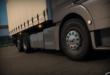 Pack wheels for trucks and trailers 1.32 - 1.34