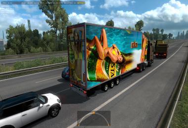 Double Decker Trailers in Traffic 1.34.x