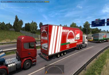 Double Decker Trailers in Traffic 1.34.x