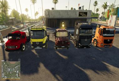 FS19 Mods Pack - Mercedes Trucks Pack v1.0