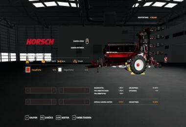 Horsch Maestro 12SW with color choice v1.0