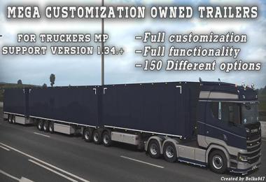 Mega customization Owned Trailers v1.0 1.34.x