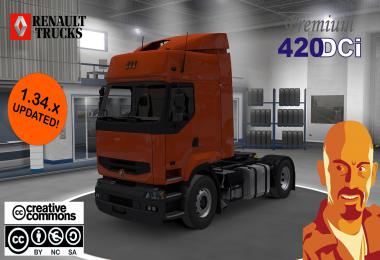 RENAULT PREMIUM dCi420 ETS2 1.34.x