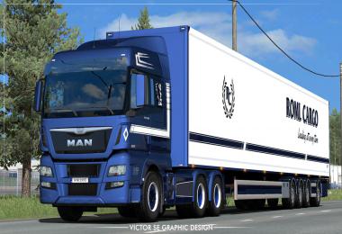 ROML Cargo MAN TGX Euro6 and VAK 4.4m DRY HCT Skinpack 1.34.x