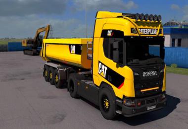 Scania R Caterpillar Skin Pack 1.34