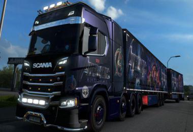 Scania S Next Generation Avengers skin 1.34