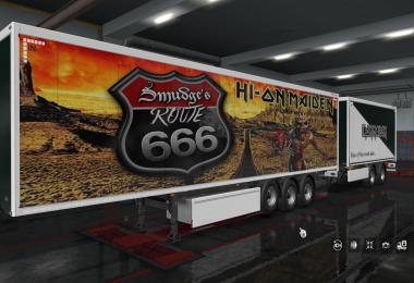 Skin for own trailer (SCS) Iron Maiden v1.0