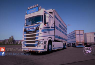 Skin Pack Spedition Hohner v1.1 for Scania S Next Gen Tandem