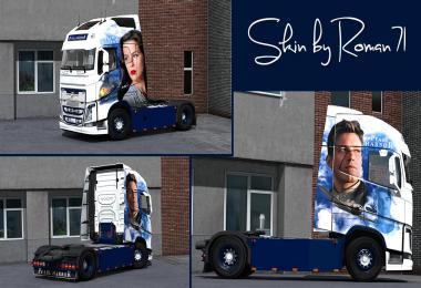 Skin Pearl Harbor for Volvo FH & FH16 2012 Reworked by Eugene