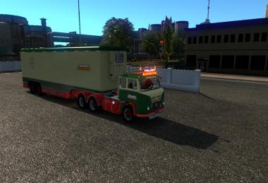 Trailer Kassbohrer for Volvo F88 by XBS 1.34.x