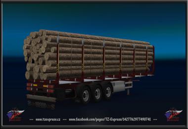 TZ Trailers pack with owned ETS2 1.34.x