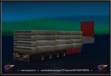 TZ Trailers pack with owned ETS2 1.34.x