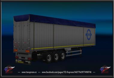 TZ Trailers pack with owned ETS2 1.34.x