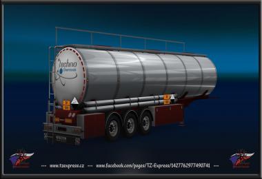 TZ Trailers pack with owned ETS2 1.34.x