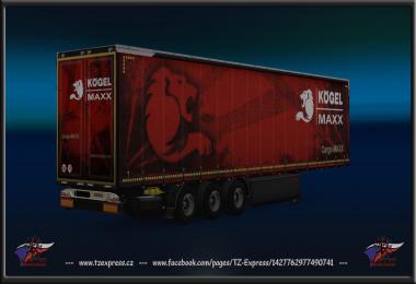 TZ Trailers pack with owned ETS2 1.34.x