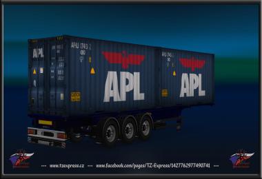 TZ Trailers pack with owned ETS2 1.34.x