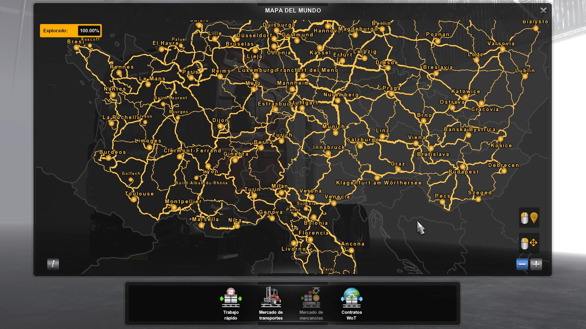 Truckersmp Map