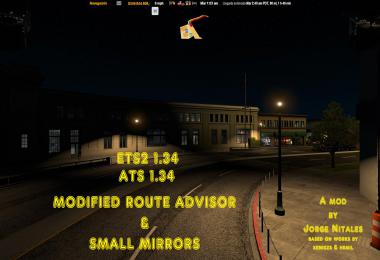 Modified Route Advisor & Small Mirrors 1.34