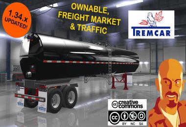 TREMCAR MILK TRAILER ATS 1.34.x