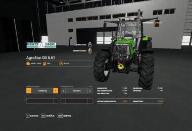 Deutz Fahr Agrostar DX 61 UPDATE v1.0