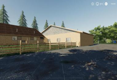 Horse stable with riding hall v1.0