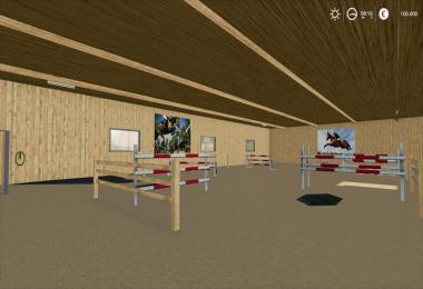 Horse stable with riding hall v1.0