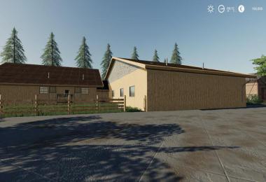 Horse stable with riding hall v1.0