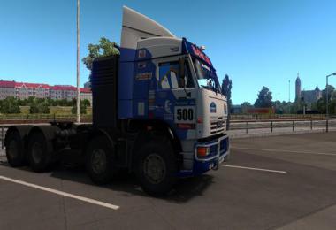 Kamaz 54-64-65 with Body + Dirt + Skins + Trailers ETS2 1.34.x