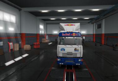 Kamaz 54-64-65 with Body + Dirt + Skins + Trailers ETS2 1.34.x