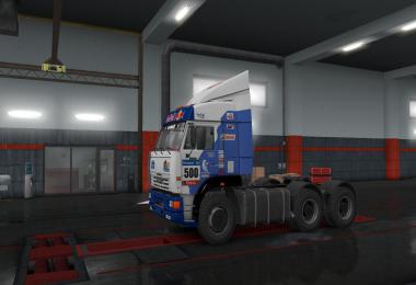 Kamaz 54-64-65 with Body + Dirt + Skins + Trailers ETS2 1.34.x