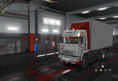 Kamaz 54-64-65 with Body + Dirt + Skins + Trailers ETS2 1.34.x