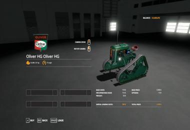 Oliver hg crawler tractor beta