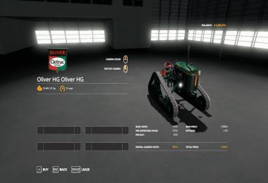 Oliver hg crawler tractor beta