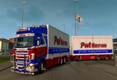 Scania PWT Thermo 5s Tandem + trailer + lightbox 1.34.x