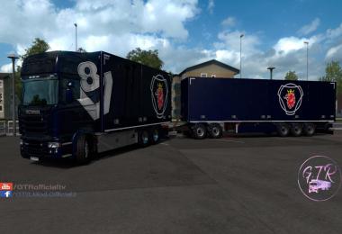 Scania RJL Tandem V8 & Eagle Skin Pack 1.34.x