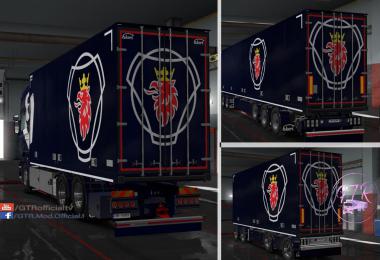 Scania RJL Tandem V8 & Eagle Skin Pack 1.34.x