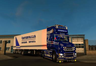 Scania T Ostervalls skin + lightbox 1.34