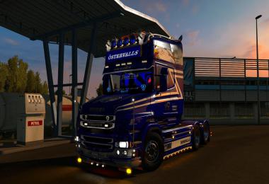 Scania T Ostervalls skin + lightbox 1.34