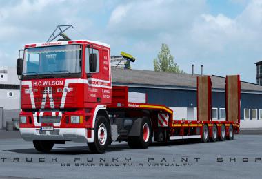 Skin H.C.WILSON Transport LTD for DAF 95 ATi by XBS v1.0