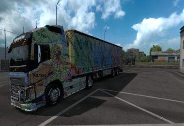 Skin Map of Russia for all personal trailers 1.34.x