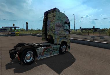 Skin Map of Russia for Volvo FH 2012 1.34.x