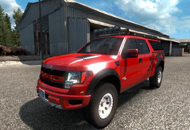 Ford F-150 SVT Raptor + Mini Trailer 1.34