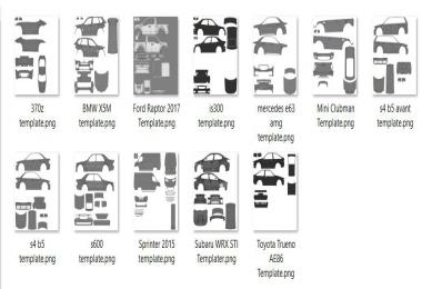 Azorax Modding Car Templates v1.0