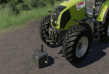 Claas Axion 800 + Weight 900kg v1.0.0.0