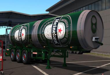 Heineken Scania & Trailer skin v1.0