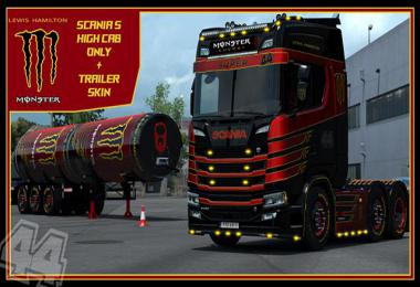 Monster 44 Energy Skins (Lewis Hamilton) v1.0 1.35.x