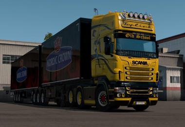 Old School Girl Skin for Scania RJL 1.35.x