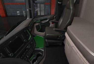 Scania 2016 R & S Green Black Lux Interior 1.35.x