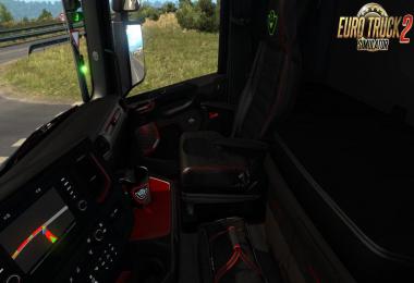 Scania 2016 R & S Red Black Lux Interior 1.35