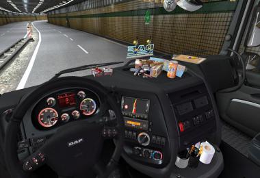 DAF XF 105 interior + sound + dashboard v1.1